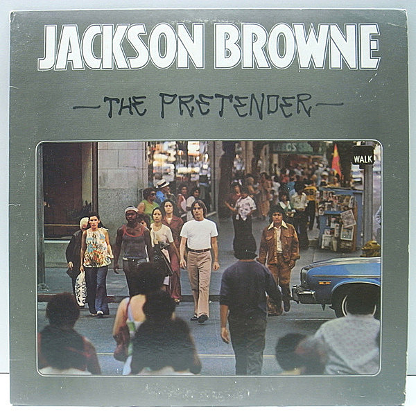 レコードメイン画像：美盤!! 初版 7E規格 USオリジナル JACKSON BROWNE The Pretender ('76 Asylum) 写真貼り付けJK 専用インナーも付属 Lowell George ほか
