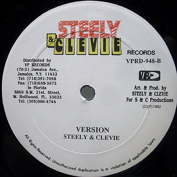 BERES HAMMOND / Double Trouble (12) / Steely & Clevie