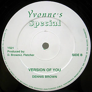 レコード画像：DENNIS BROWN / All Because Of You