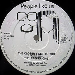 レコード画像：FREDERICKS / The Closer I Get To You