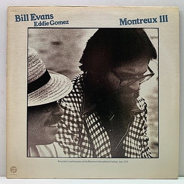 レコードメイン画像：US初期 稲妻ラベ BILL EVANS, EDDIE GOMEZ Montreux III ('76 Fantasy) モントルー・ジャズ・フェスティバルでの傑作ライヴ