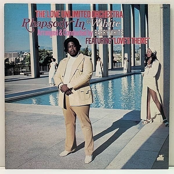 レコードメイン画像：美盤!! 日オリジ Kingプレス LOVE UNLIMITED ORCHESTRA / BARRY WHITE Rhapsody In White ('74 20th Century) バリー・ホワイト LP