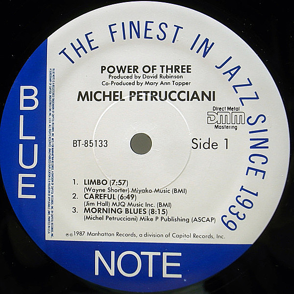 MICHEL PETRUCCIANI / Power Of Three (LP) / Blue Note