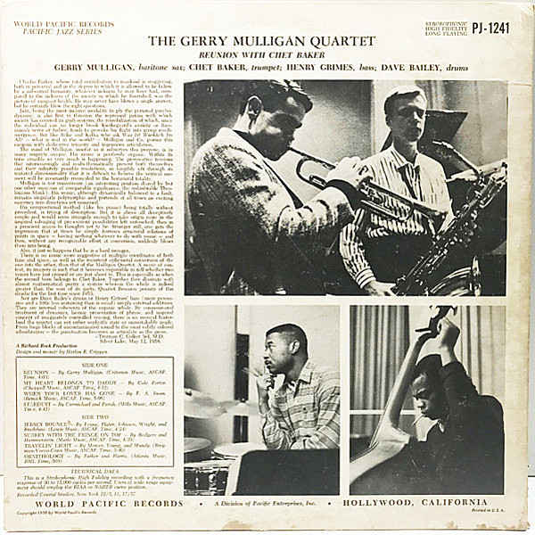 口豪奢 mulligan gerry US ホール抜けあり dgあり盤美 洋楽