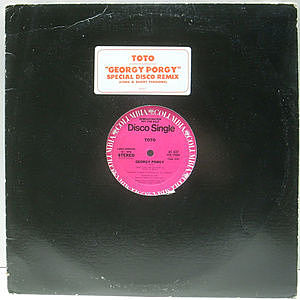 レコード画像：TOTO / Georgy Porgy (Special Disco Remix)