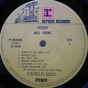 NEIL YOUNG / Decade (LP) / Reprise | WAXPEND RECORDS
