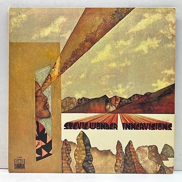 レコードメイン画像：USオリジナル KENDUN刻印 STEVIE WONDER Innervisions ('73 Tamla) GFテクスチャード仕様 米 初回プレス