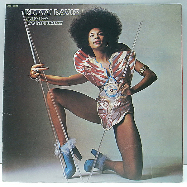 レコードメイン画像：良品!! STERLING刻印 ゲートフォールドJK BETTY DAVIS They Say I'm Different ('74 Just Sunshine) Shoo-B-Doop And Cop Him サンプリング