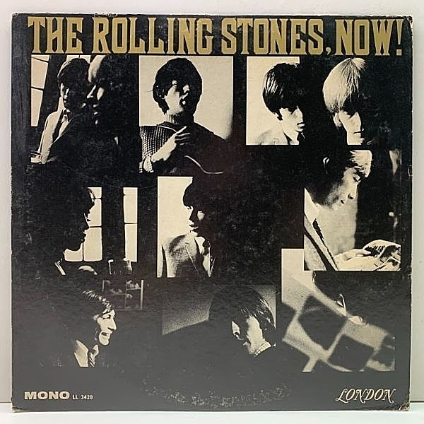 レコードメイン画像：MONO マルーン US初期プレス ROLLING STONES Now! ('65 London LL 3420) Blind Manテキスト有りジャケット 米モノラル LP