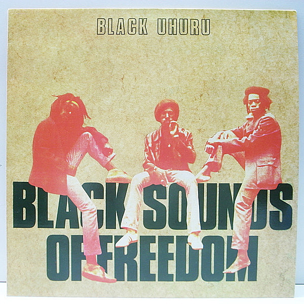 レコードメイン画像：美品!! UKオリジナル BLACK UHURU Black Sounds Of Freedom ('81 Greensleeves) JOHNNY OSBOURNE, WINSTON WRIGHT 参加 Natural Mystic 他