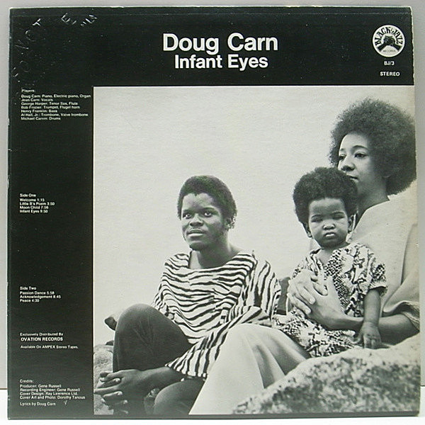 レコードメイン画像：プロモ オリジナル DOUG CARN Infant Eyes ('71 Black Jazz) 1st アルバム | DEEP SPIRITUAL SOUL JAZZ 名盤