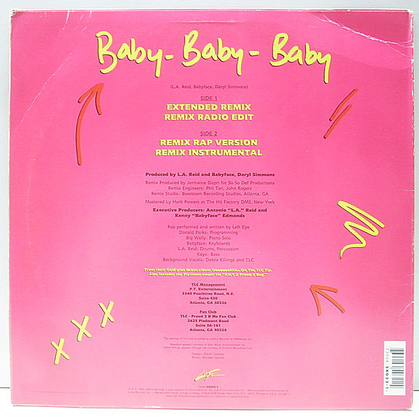 TLC / Baby-Baby-Baby (12) / LaFace | WAXPEND RECORDS