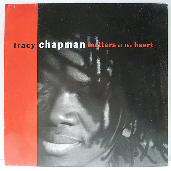 レコードメイン画像：希少アナログ EUオリジナル TRACY CHAPMAN Matters Of The Heart ('92 Elektra) Bang Bang Bang, Dreaming On A World 他 女性SSW 3rd. LP