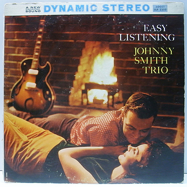 レコードメイン画像：初回 艶ラベル 深溝 STEREO オリジナル JOHNNY SMITH TRIO Easy Listening ('58 Royal Roost) ジョニー・スミス／ギター・トリオ 名盤