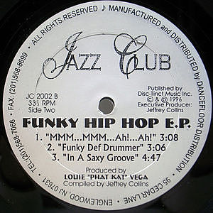 レコード画像：LOUIE VEGA / Funky Hip Hop E.P.
