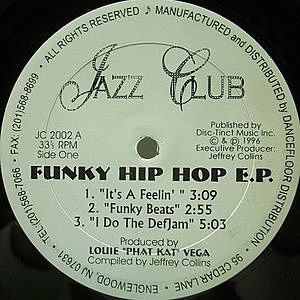 LOUIE VEGA / Funky Hip Hop E.P. (12) / Jazz Club | WAXPEND