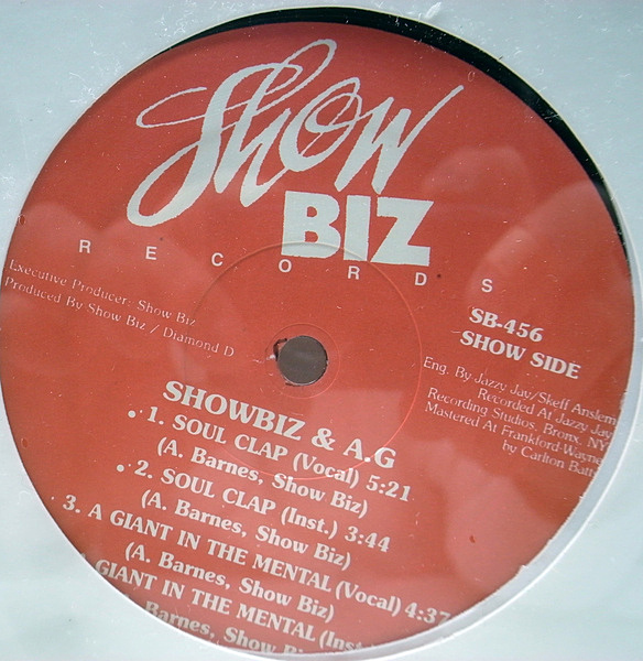 SHOWBIZ&AG LP&12inc 8枚set HIPHOP SHOWBIZ & A.G. / Soul Clap (12) / Showbiz | WAXPEND RECORDS