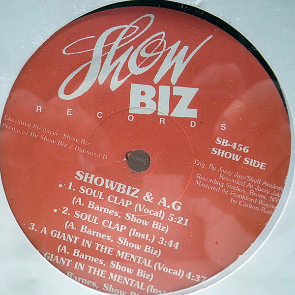 SHOWBIZ & A.G. / Soul Clap (12) / Showbiz | WAXPEND RECORDS