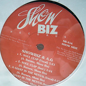 レコード画像：SHOWBIZ & A.G. / Soul Clap