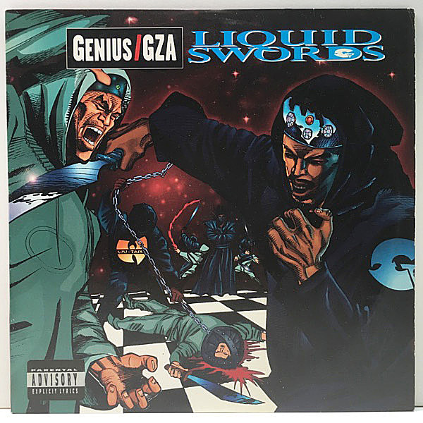 レコードメイン画像：良好!! 2Lp USオリジナル GENIUS GZA Liquid Swords／1st ('95 Geffen) Cold World, Shadowboxin' ほか サンプリング ネタ METHOD MAN参加