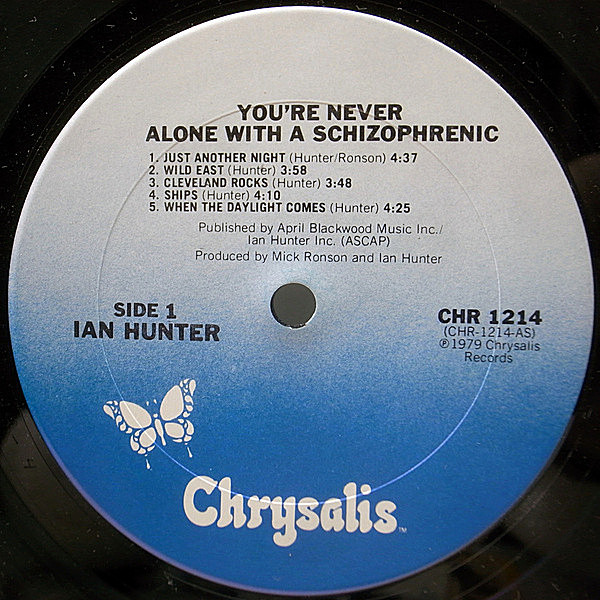 Ian Hunter - You're Never Alone With a Schizophrenic