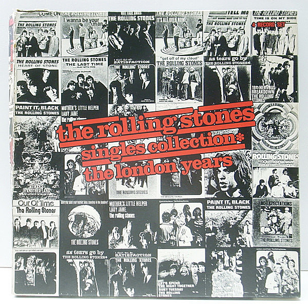 レコードメイン画像：'89年 稀少 US 全1マト【米 4LP BOX SET ブックレット付き】ROLLING STONES Singles Collection (ABKCO 1218-1) London在籍時の全シングル