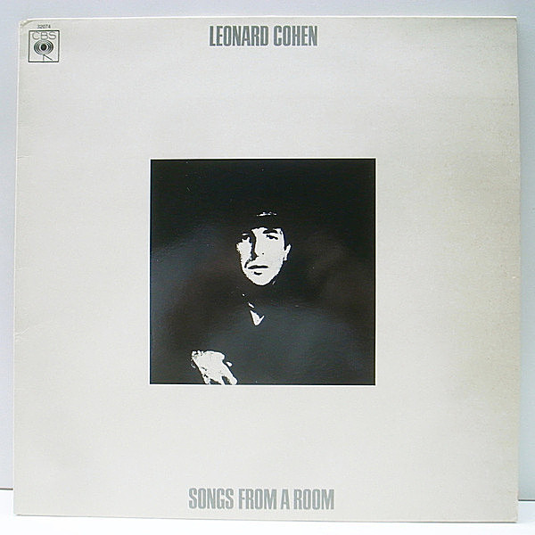 レコードメイン画像：美品 UKプレス LEONARD COHEN Songs From A Room (英 CBS 32074) ひとり、部屋に歌う SSW DEEP FOLK 電線の鳥／Bird On The Wire ほか
