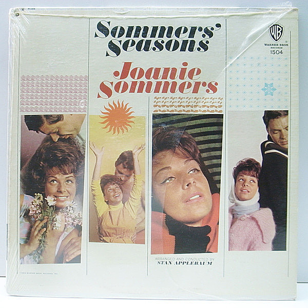 レコードメイン画像：シュリンク美品!音抜群! MONO USオリジナル JOANIE SOMMERS Sommers' Seasons ('63 Warner Bros.) ジョニー・ソマーズ 名盤 モノラル LP
