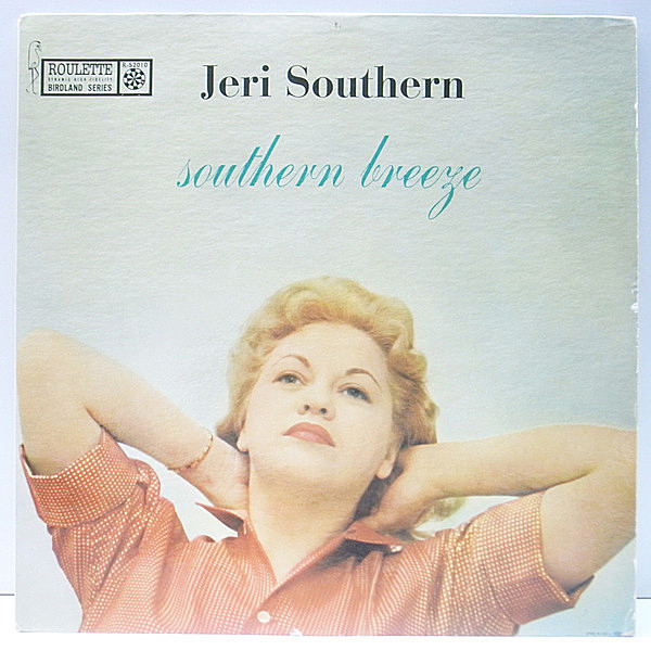 レコードメイン画像：良好盤!! MONO 1stマルチバー 深溝 USオリジナル JERI SOUTHERN Southern Breeze ('58 Roulette) MARTY PAICHコンボとの共演盤