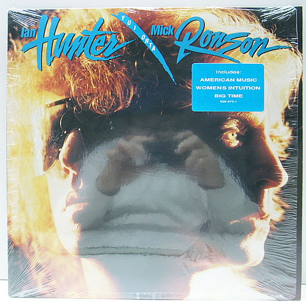 レコードメイン画像：シュリンク+ハイプステッカー 極美品!! USオリジナル IAN HUNTER & MICK RONSON Y U I Orta ('89 Mercury) 専用インナー BERNARD EDWARDS