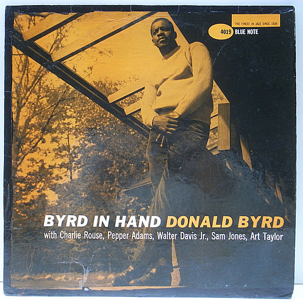 レコードメイン画像：US 完全オリジナル MONO 47WEST63rd. 深溝 DONALD BYRD Byrd In Hand (Blue Note BLP 4019) Pepper Adams, Charlie Rouse ほか