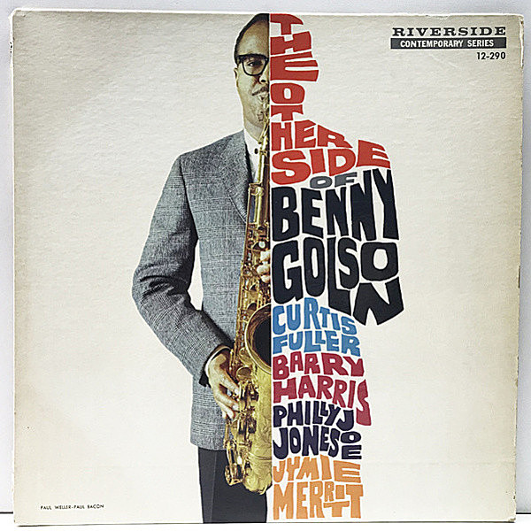 レコードメイン画像：US 完全オリジナル MONO 1st青スモール 深溝 BENNY GOLSON The Other Side Of (Riverside RLP 12-290) Curtis Fuller, Barry Harris ほか