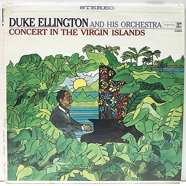 レコードメイン画像：美盤!! 初版 3色ラベル USオリジナル DUKE ELLINGTON Concert In The Virgin Islands ('65 Reprise) リプリーズ時代を代表する傑作です