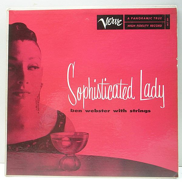 レコードメイン画像：良好盤!! MONO 米初期 Verveリム 深溝 BEN WEBSTER With Strings / Sophisticated Lady (Music For Loving) 最高のバラッド・テナー