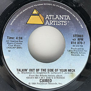 レコード画像：CAMEO / Talkin' Out The Side Of Your Neck