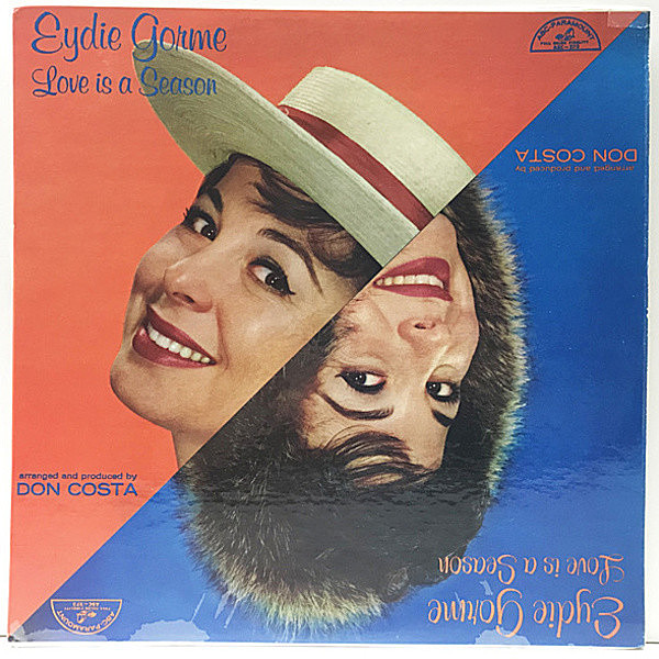 レコードメイン画像：良好品!! MONO USオリジナル EYDIE GORME Love Is A Season ('59 ABC 273) Don Costaによる素敵なアレンジ | モノラル LP