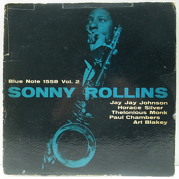 レコードメイン画像：レアな美盤!! R・INC無し USオリジナル SONNY ROLLINS Volume 2 (Blue Note BLP 1558) 47WEST 63rd. 両溝 MONO RVG 耳マーク | Vol.2