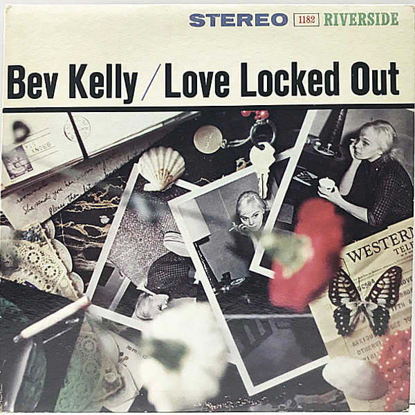 レコードメイン画像：良好品!! Stereo 黒ラベル BEV KELLY Love Locked (Riverside RLP 1182) HARRY EDISON, KENNY BURRELL, JIMMY JONES などバックも豪華です