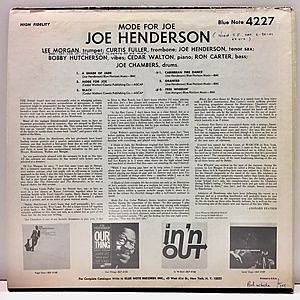 US初期Mono盤 Joe Henderson Mode For Joe Joe Henderson – Mode For Joe – Vinyl (LP, Album + 2 more