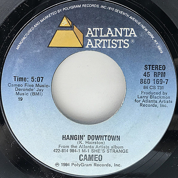レコードメイン画像：GROUP HOME／Supa Starネタ 良盤!! 7インチ USオリジナル CAMEO Hangin' Downtown / Cameo's Dance ('86) サンプリング 極上スロウ・ジャム