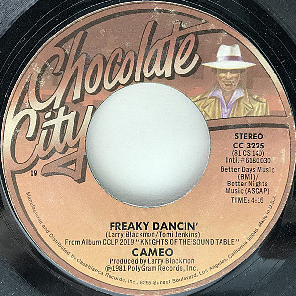 レコードメイン画像：極上のスロウ・ジャム 良盤!! 7インチ STERLING刻印 USオリジナル CAMEO Freaky Dancin' / Better Days ('81 Chocolate City) 45RPM.