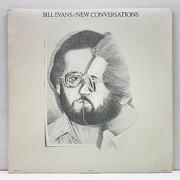 レコードメイン画像：極美盤!! Cut無し 初版 横縞ラベ USオリジナル BILL EVANS New Conversations ('78 Warner) ビル・エヴァンス 一人多重録音の最高傑作 LP