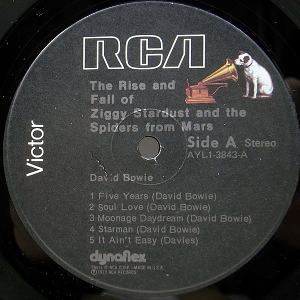 DAVID BOWIE / The Rise And Fall Of Ziggy Stardust And The