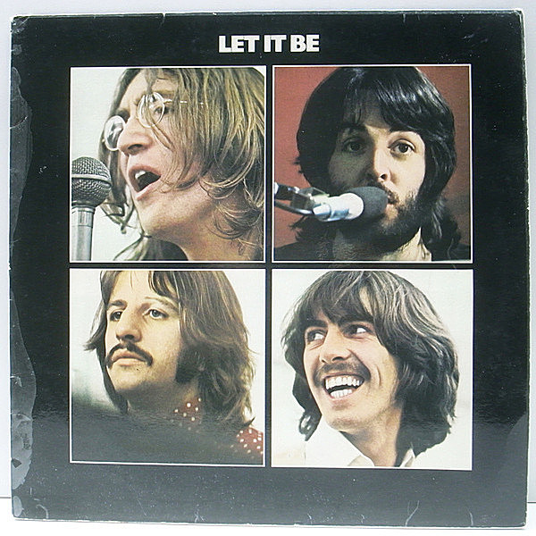 レコードメイン画像：【UKフルコーティング／マト3U】良好品!! THE BEATLES Let It Be (Apple PCS 7096) 青林檎 英国 初期プレス Stereo LP