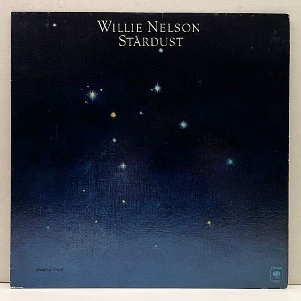 レコードメイン画像：Cut無し!良好! 初版 JC規格 USオリジナル WILLIE NELSON Stardust (Columbia JC 35305) ウィリー・ネルソンによる極上のスタンダード集