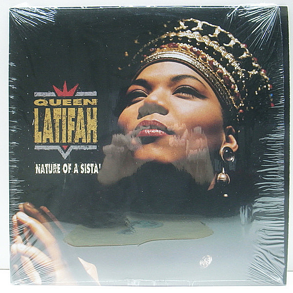 レコードメイン画像：シュリンク付き 極美品!! USオリジナル QUEEN LATIFAH Nature Of A Sista' ('91 Tommy Boy) Fly Girl ほか NAUGHTY BY NATURE 参加 DJ KIYO