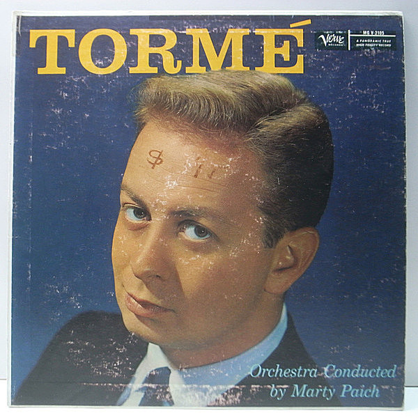 レコードメイン画像：【w./マーティ・ペイチ】良好盤!! MONO 初版 T字青ラベル 深溝 USオリジナル MEL TORME Torme ('59 Verve MG V-2105) MARTY PAICH