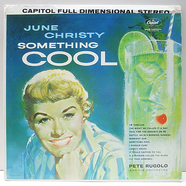レコードメイン画像：【再録・別テイク】良好品!! USオリジナル JUNE CHRISTY Something Cool ('60 Capitol) ''クール'' クリスティ 最高傑作 名盤 Stereo LP