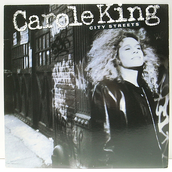 レコードメイン画像：【クラプトンのギターが最高！】美品 希少アナログ USオリジナル CAROLE KING City Streets ('89 Capitol) Eric Clapton, Michael Brecker