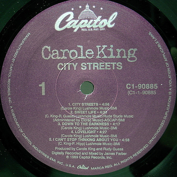 レコード The City Carole King ロック ソウル シティポップ headline_L.jpeg